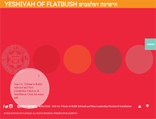Tablet Screenshot of flatbush.org